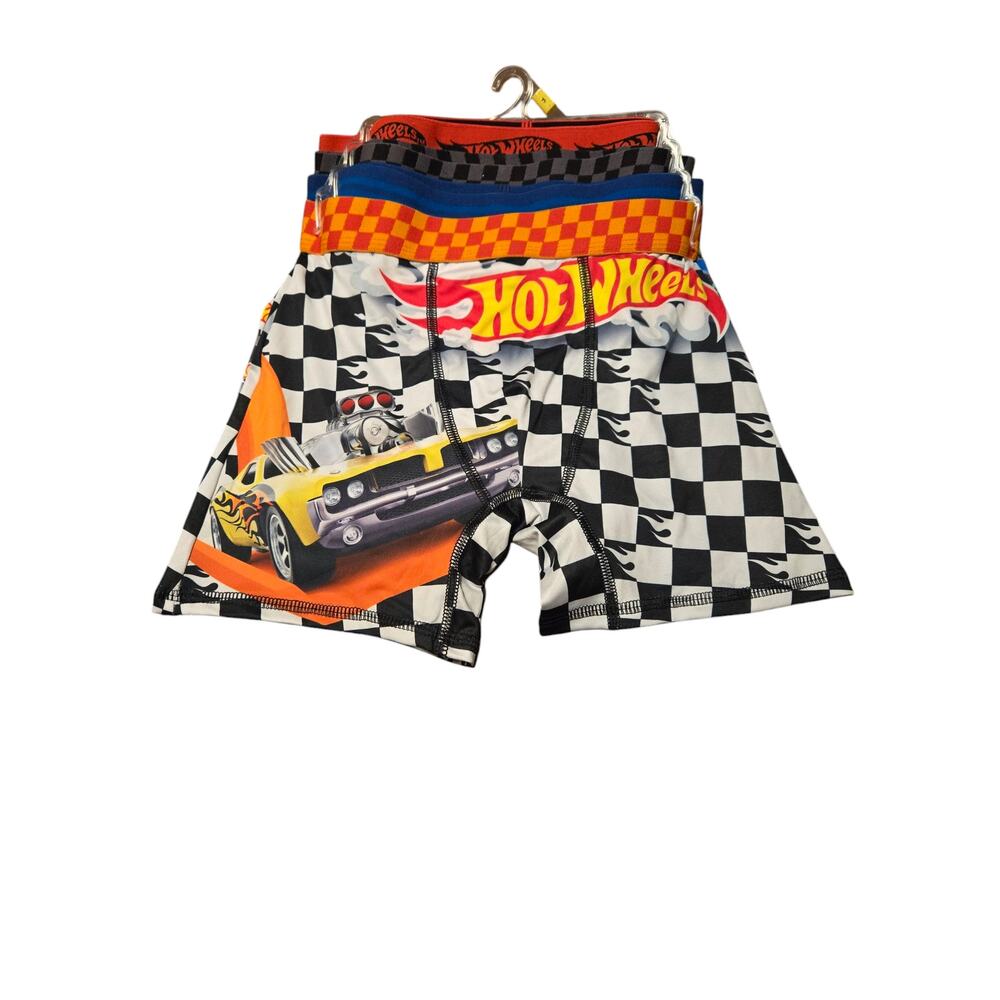 Kids new hot wheels boxers size 8